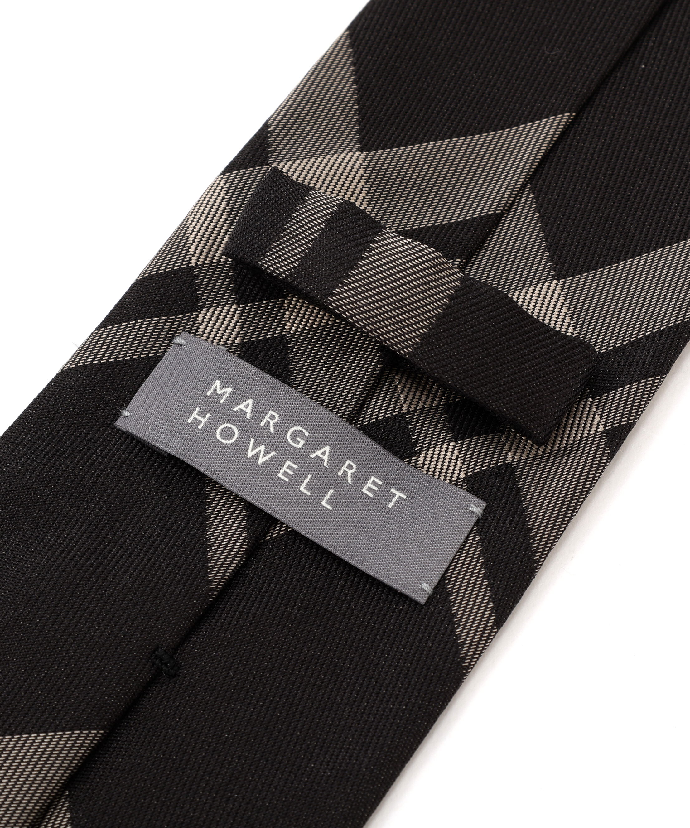 MARGARET HOWELL「TWO COLOUR TARTAN SILK TIE」|ネクタイ・蝶ネクタイ|