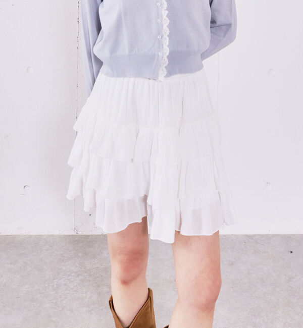 archives「ドットフリルティアードミニＳＫ」|スカート|OFF WHITE