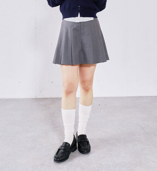 archives「ベルト付きプリーツミニＳＫ」|スカート|