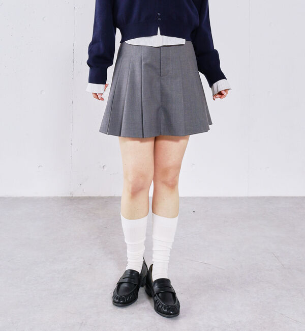 archives「ベルト付きプリーツミニＳＫ」|スカート|
