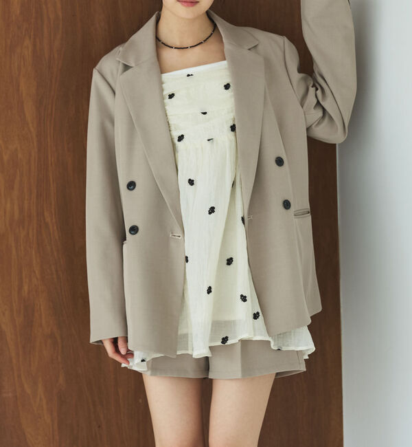 archives「花柄刺繍ミニキャミワンピース」|ワンピース|