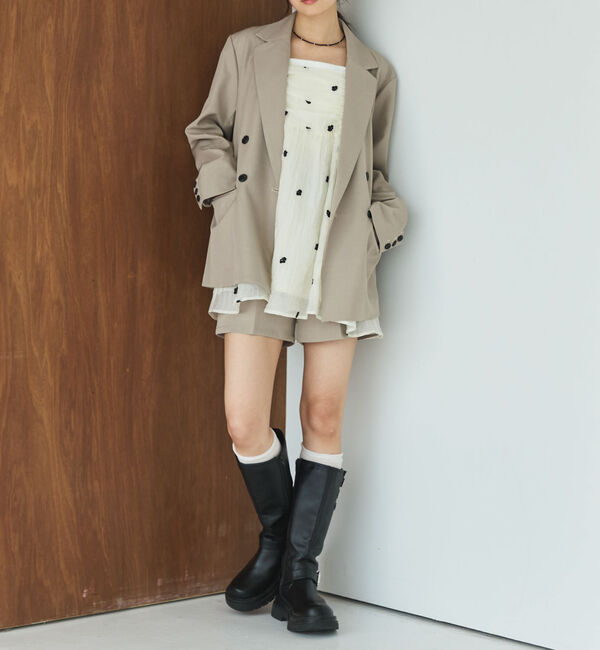 archives「花柄刺繍ミニキャミワンピース」|ワンピース|