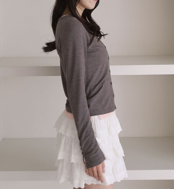 archives「シアーカットカーデ／ロングスリーブＴＯＰＳ」|カーディガン|