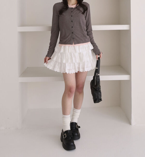 archives「シアーカットカーデ／ロングスリーブＴＯＰＳ」|カーディガン|