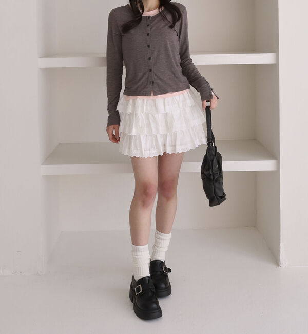 archives「シアーカットカーデ／ロングスリーブＴＯＰＳ」|カーディガン|