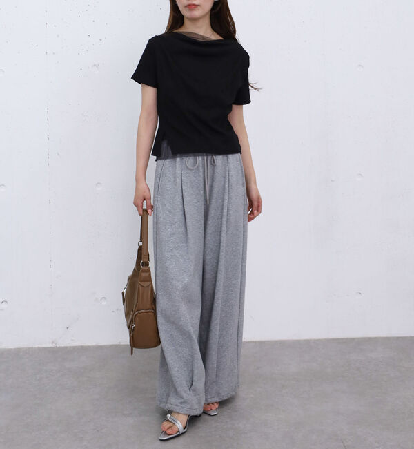 archives「チュールレイヤードタックドレープカットＴＯＰＳ」|Tシャツ・カットソー|