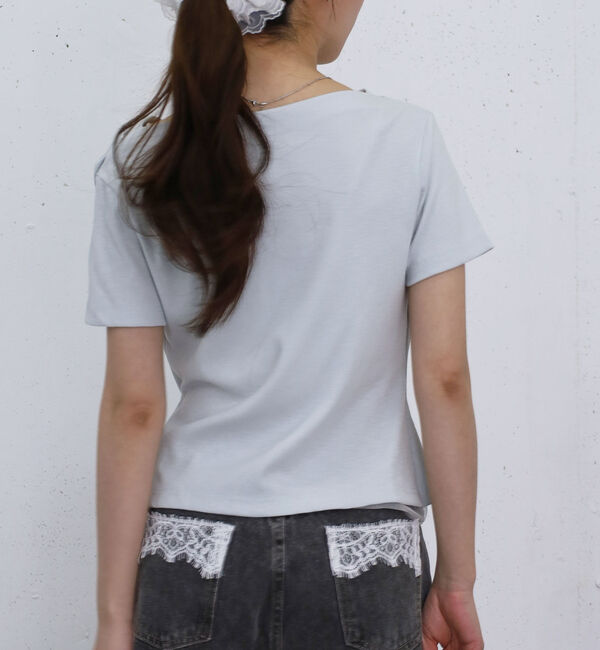 archives「チュールレイヤードタックドレープカットＴＯＰＳ」|Tシャツ・カットソー|