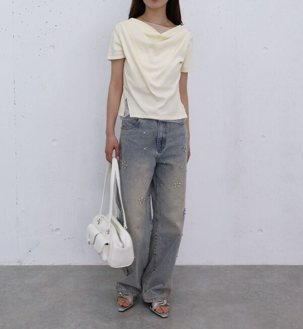 archives「チュールレイヤードタックドレープカットＴＯＰＳ」|Tシャツ・カットソー|