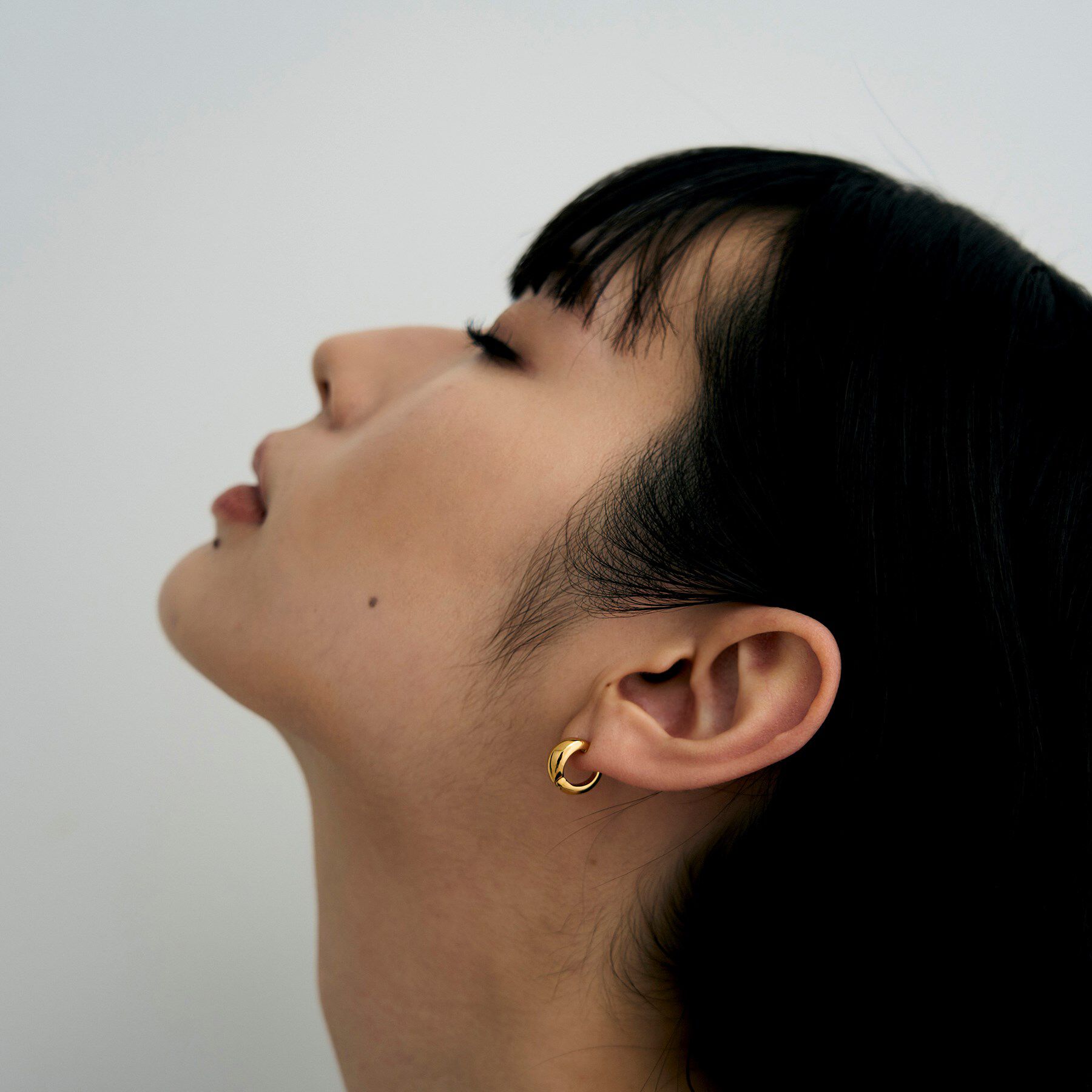 COCOSHNIK ONKITSCH「シルバー ハギーイヤリング マーキス GP」|イヤリング|