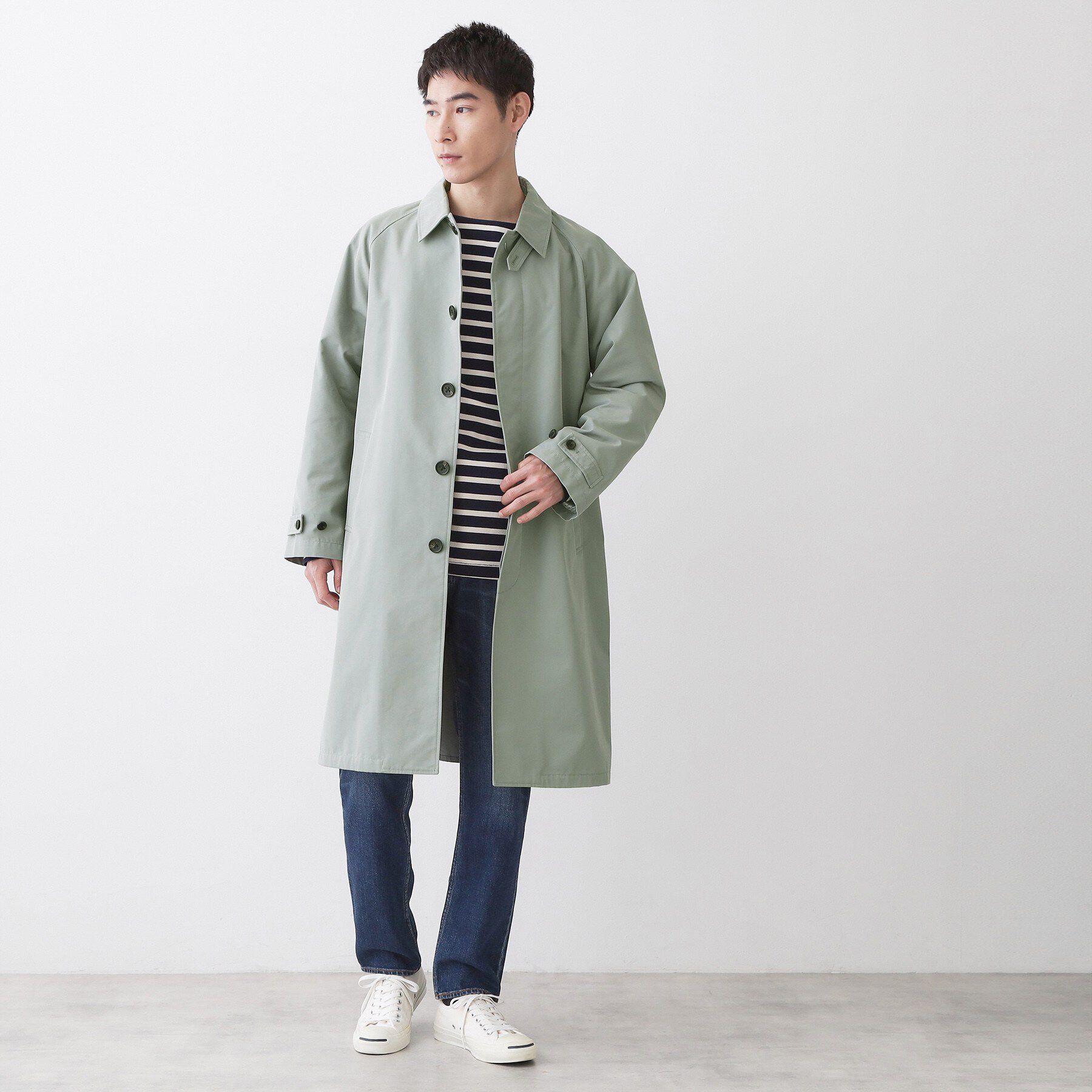 Dessin「【ユニセックス】シャンブレートレンチコート」|トレンチコート|