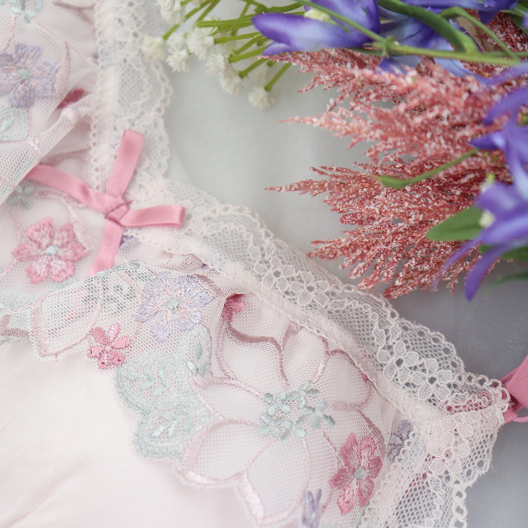 Risa Magli「カモミーユ おやすみブラ」|インナー|