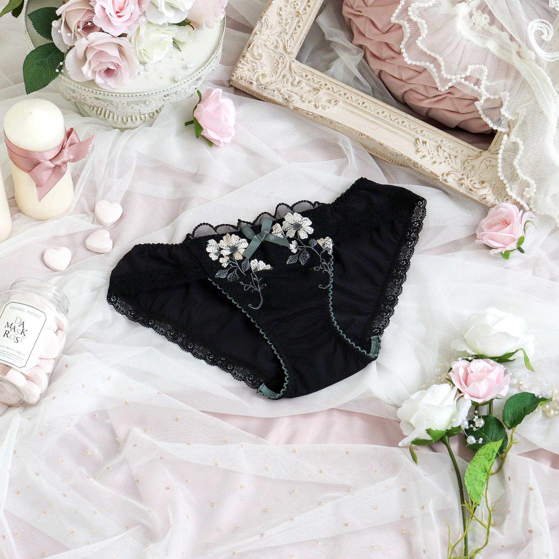 Risa Magli「プティット ノーマルショーツ」|インナー|ブラック(019)