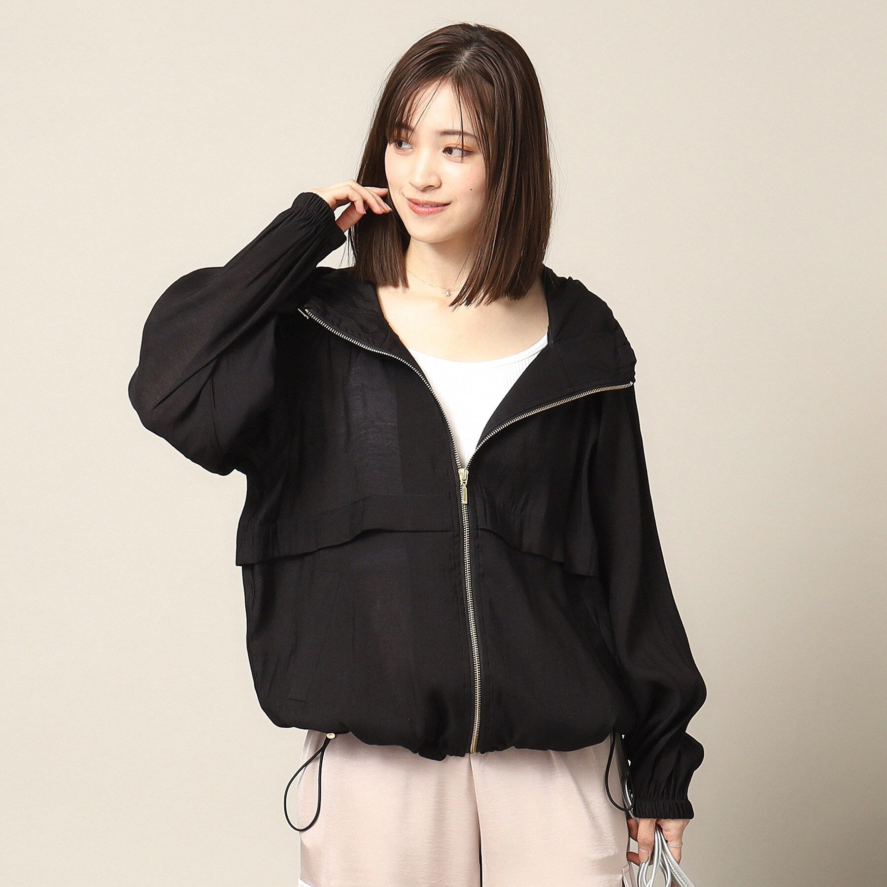 ITS&rsquo;DEMO「【手洗い可】シアーブルゾン」|ブルゾン・スタジャン|