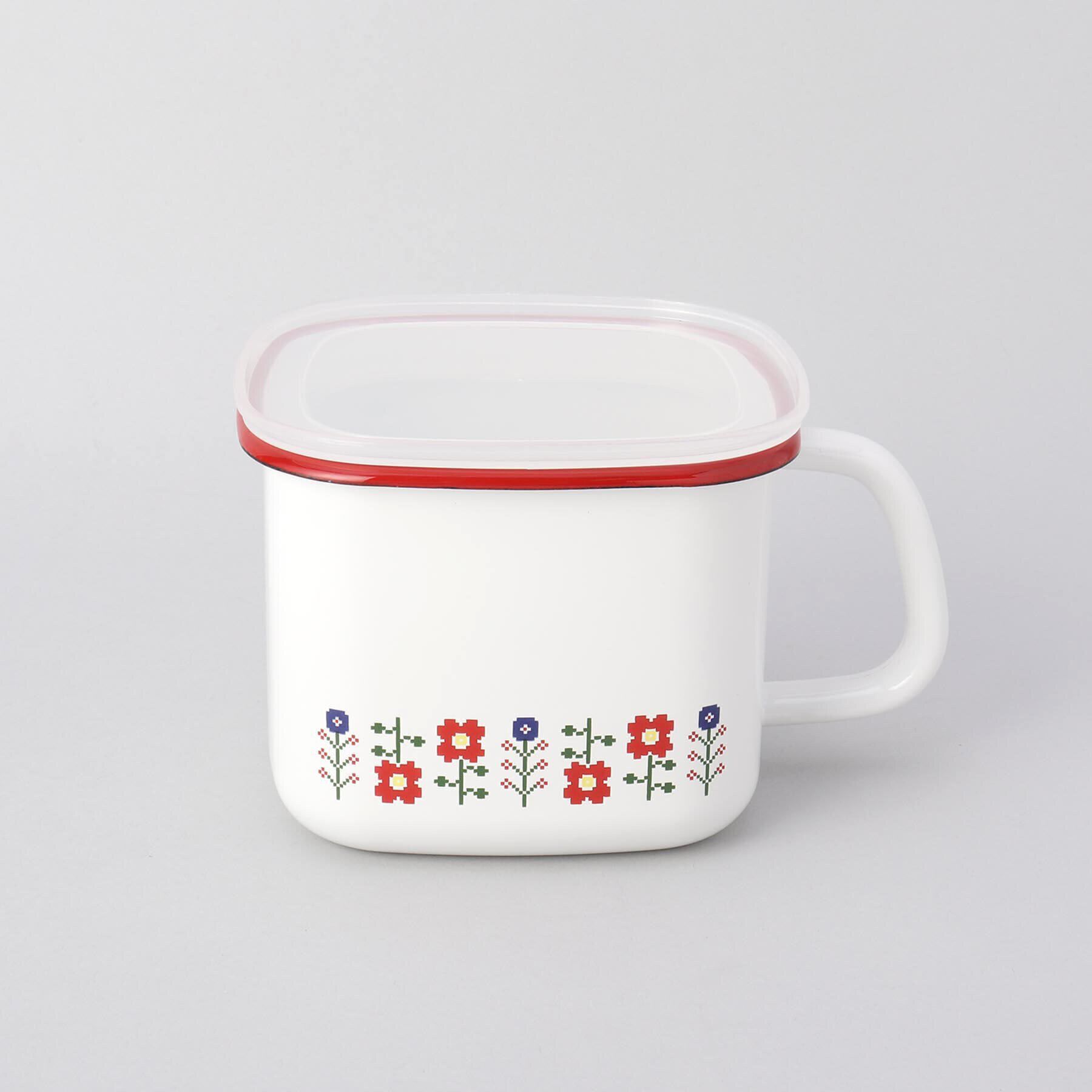 212 KITCHEN STORE「ミーサ角型みそポット RD ＜富士ホーロー ＞」|食器・キッチングッズ|その他