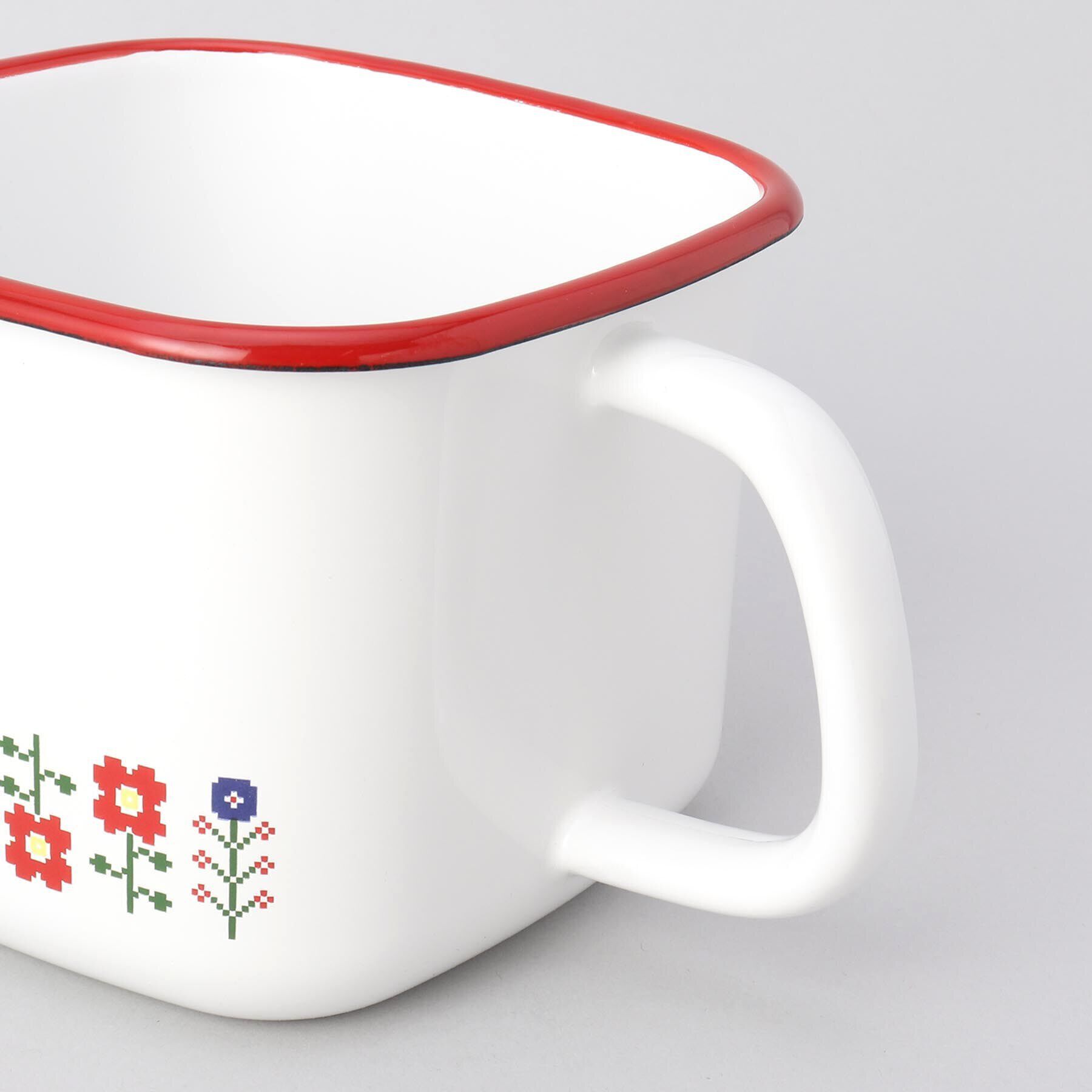 212 KITCHEN STORE「ミーサ角型みそポット RD ＜富士ホーロー ＞」|食器・キッチングッズ|