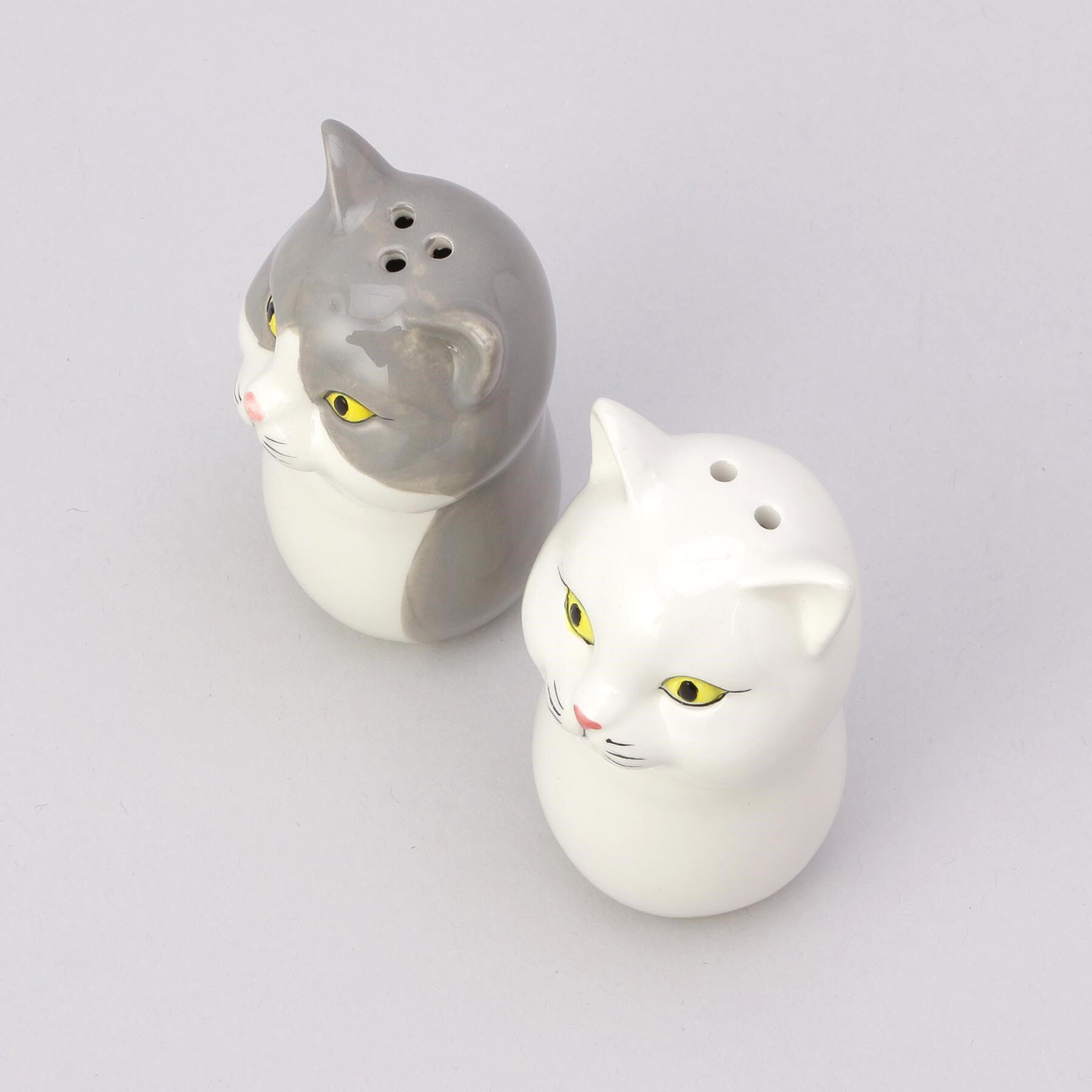 212 KITCHEN STORE「キャットセラミック SPセット シロ&ハチワレ」|食器・キッチングッズ|