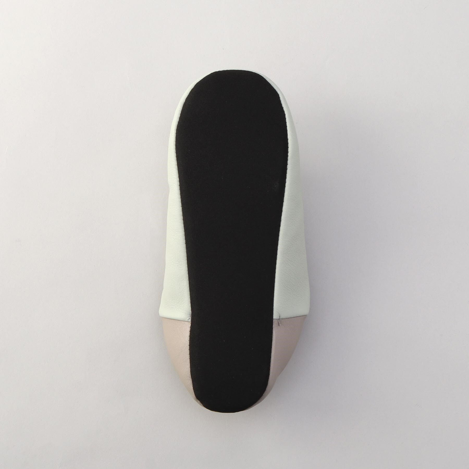 212 KITCHEN STORE「バイカラー バブーシュ M LGR ＜212Kオリジナル ＞」|ルームシューズ|