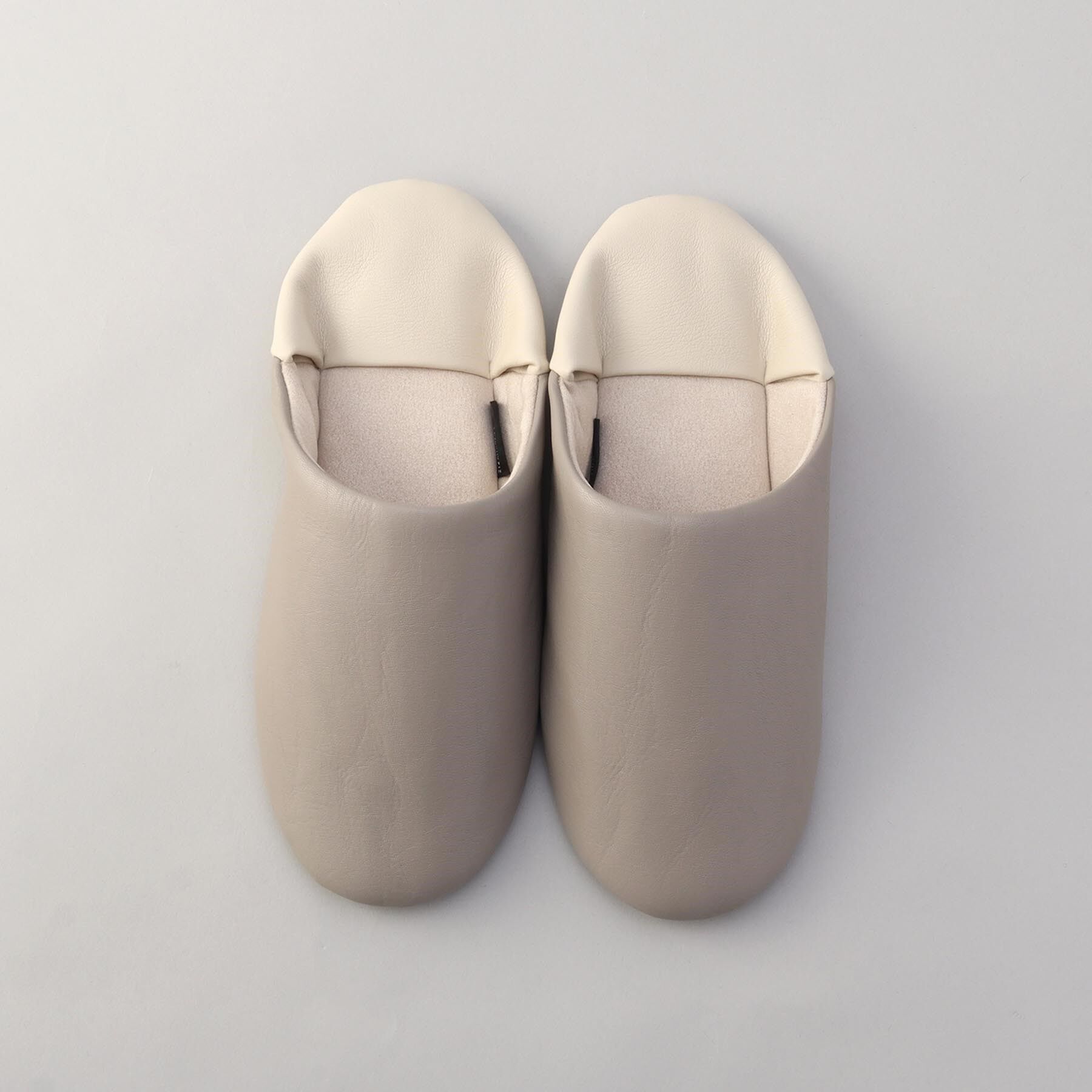 212 KITCHEN STORE「バイカラー バブーシュ L GY ＜212Kオリジナル ＞」|ルームシューズ|