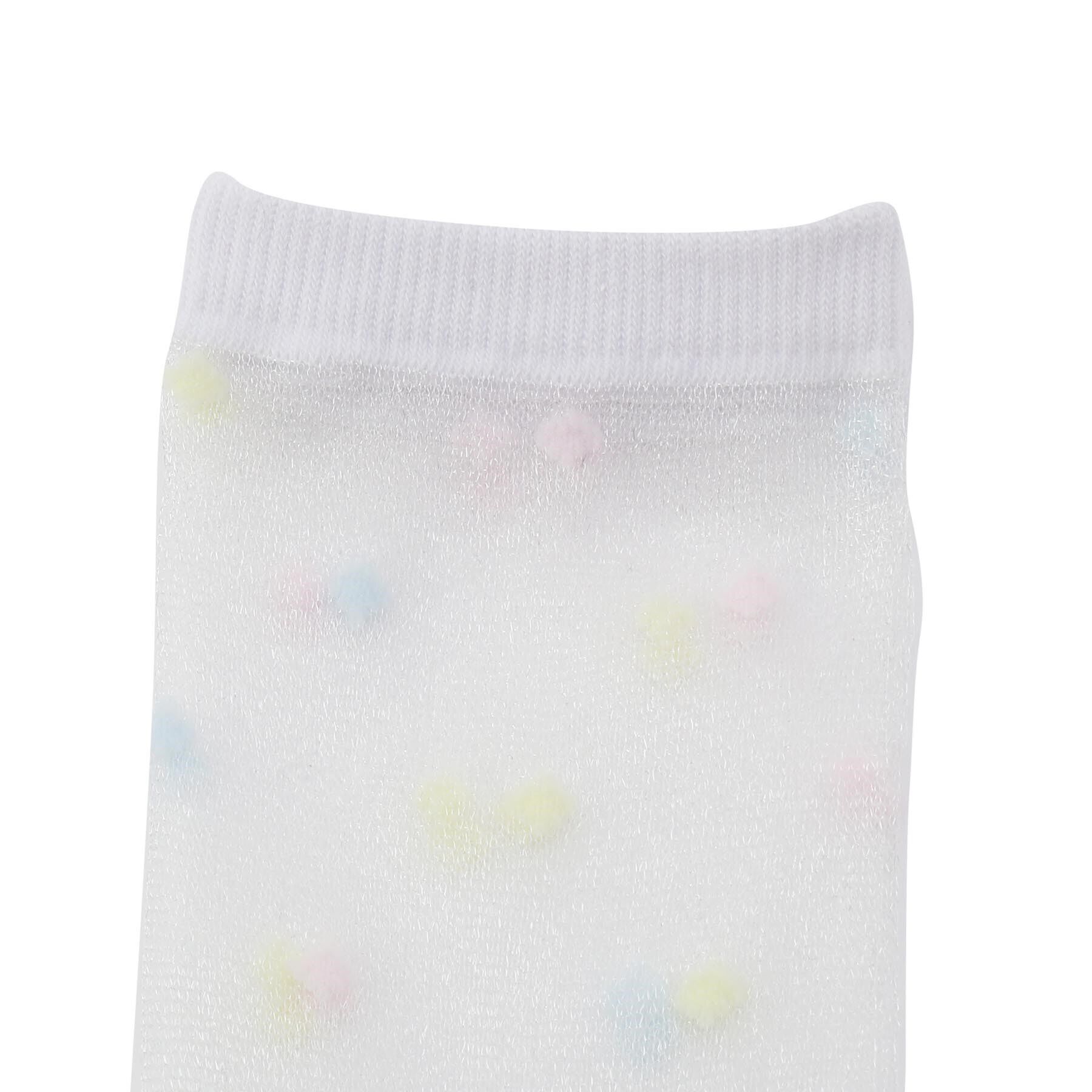 Doll Kiss「テグスドット柄クルーソックス　靴下」|ソックス|