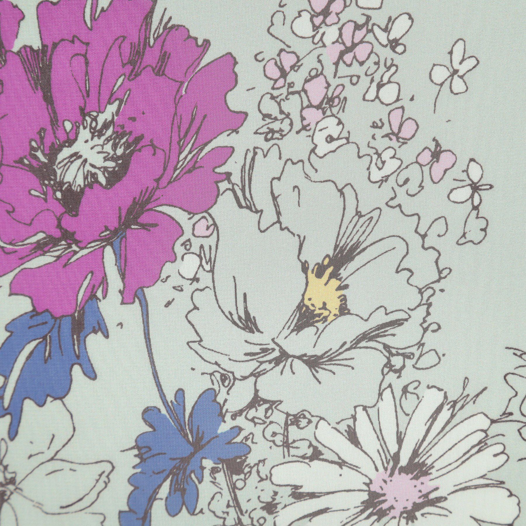 SunaUna「【コスモス／SS～Lサイズ展開】フラワーパネル柄ワンピース」|ワンピース|