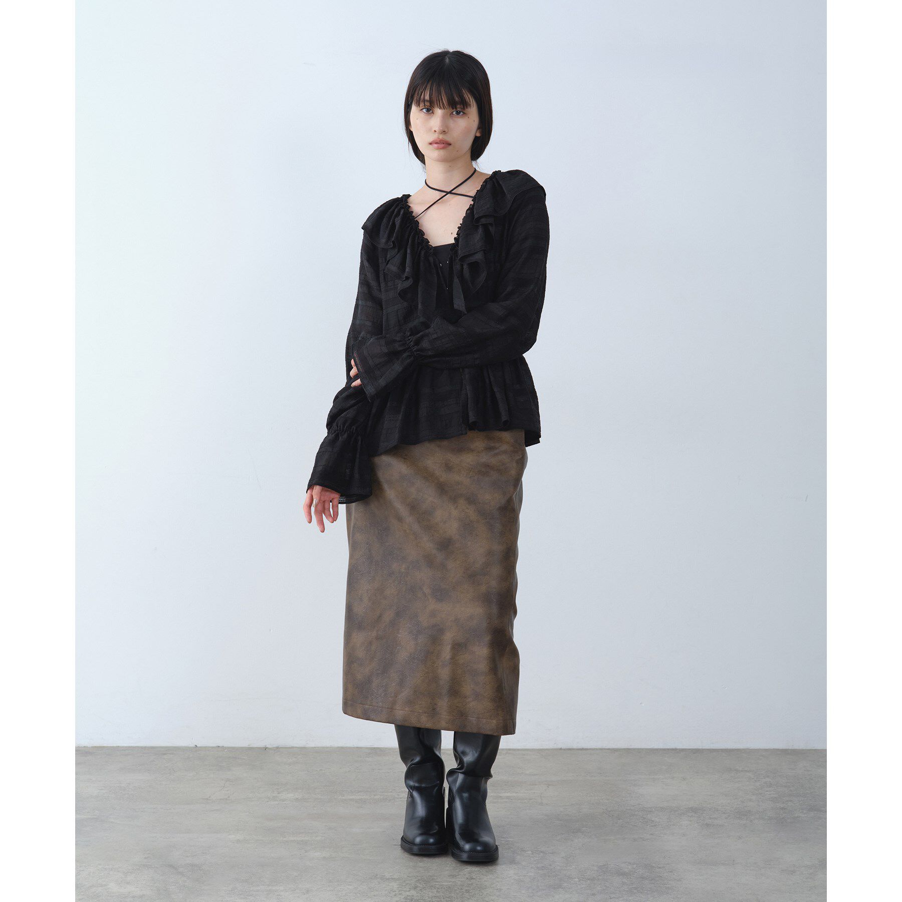 CODE A「garin sleek skirt」|スカート|