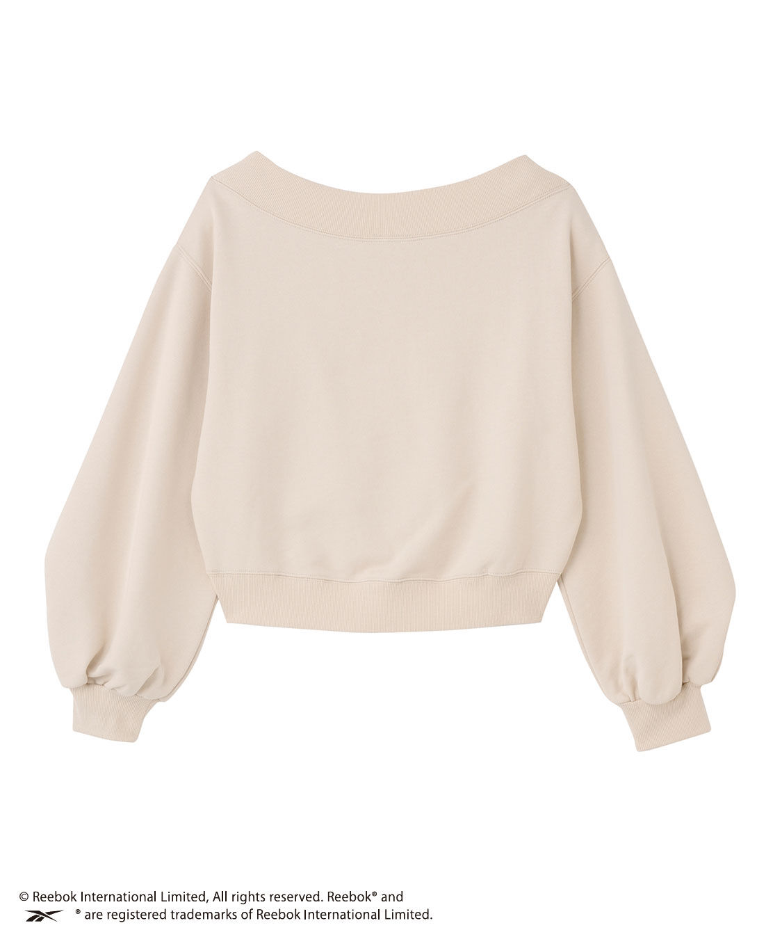 COCO DEAL「《COCO DEAL/Reebok》ボリュームスリーブオフショルスウェット」|スウェット・ジャージ|