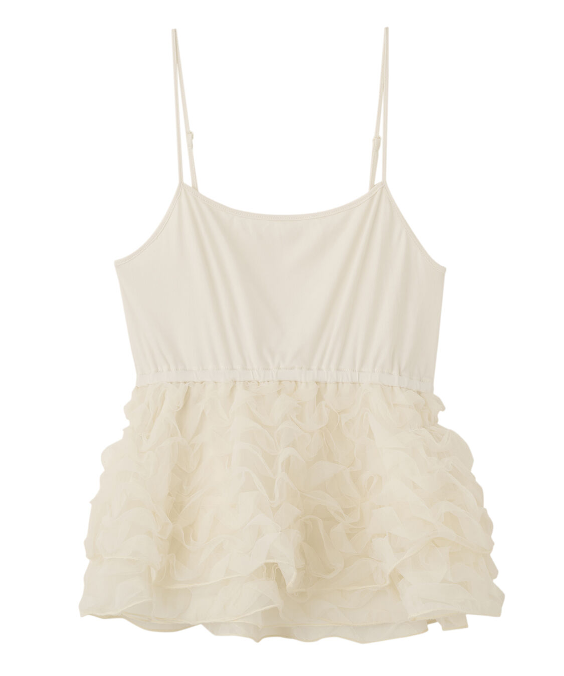 COCO DEAL「フリルペプラムブラウス&times;ニット」|シャツ・ブラウス|