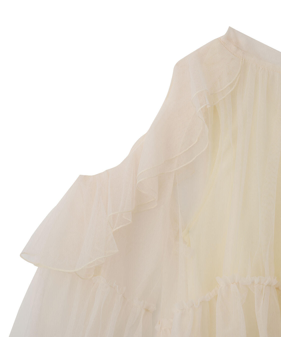 COCO DEAL「チュールギャザーブラウス」|シャツ・ブラウス|