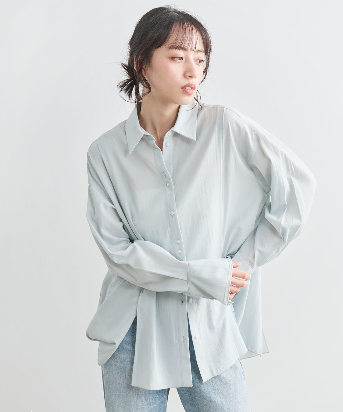 COCO DEAL「ボタンデザインスリットシャツ」|シャツ・ブラウス|