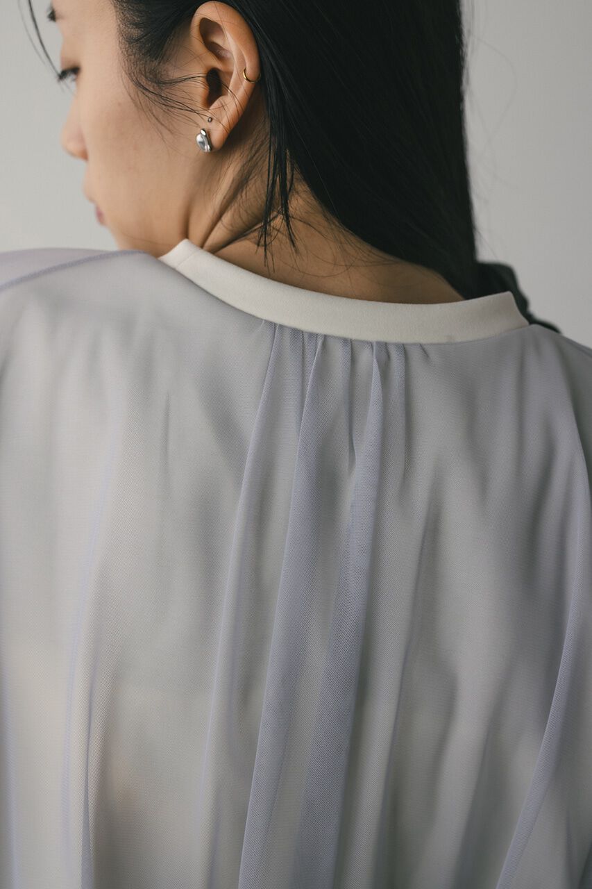 STYLEMIXER「チュールレイヤードトップ」|パーカー|