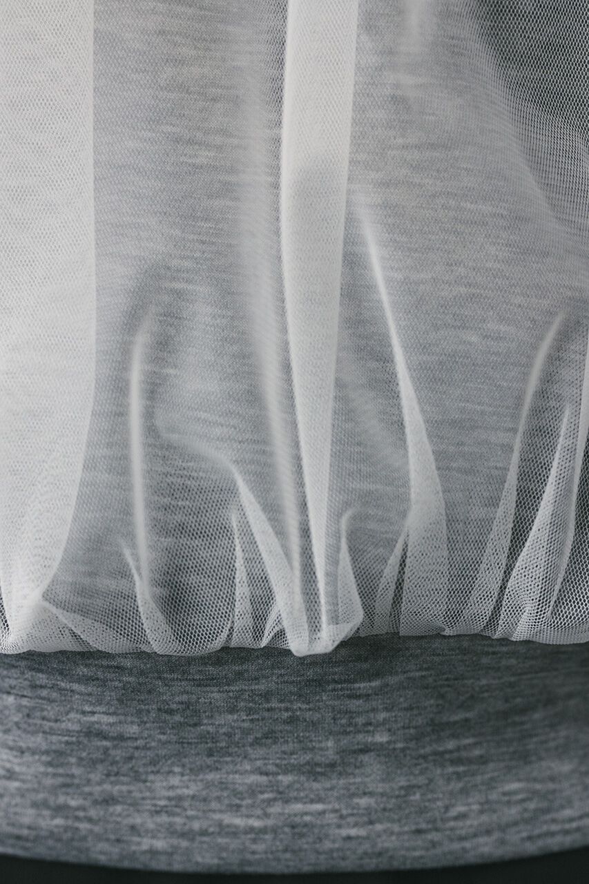 STYLEMIXER「チュールレイヤードトップ」|パーカー|