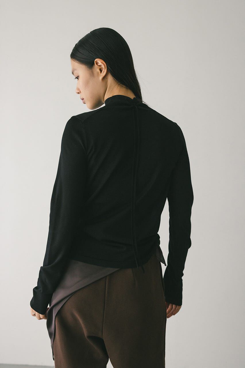 STYLEMIXER「バックストリングウォッシャブルニット」|ニット・セーター|