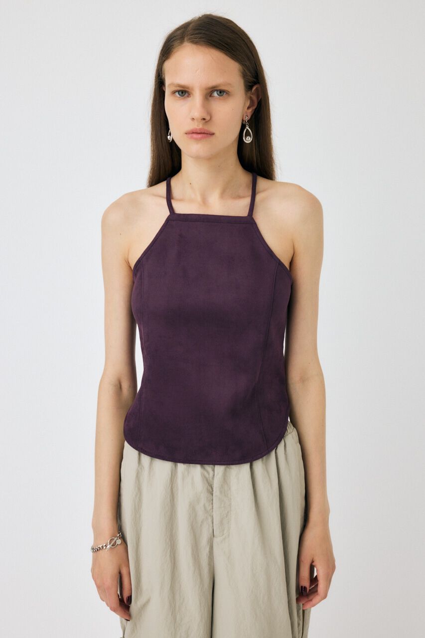 MOUSSY「F/SUEDE キャミ」|キャミソール|