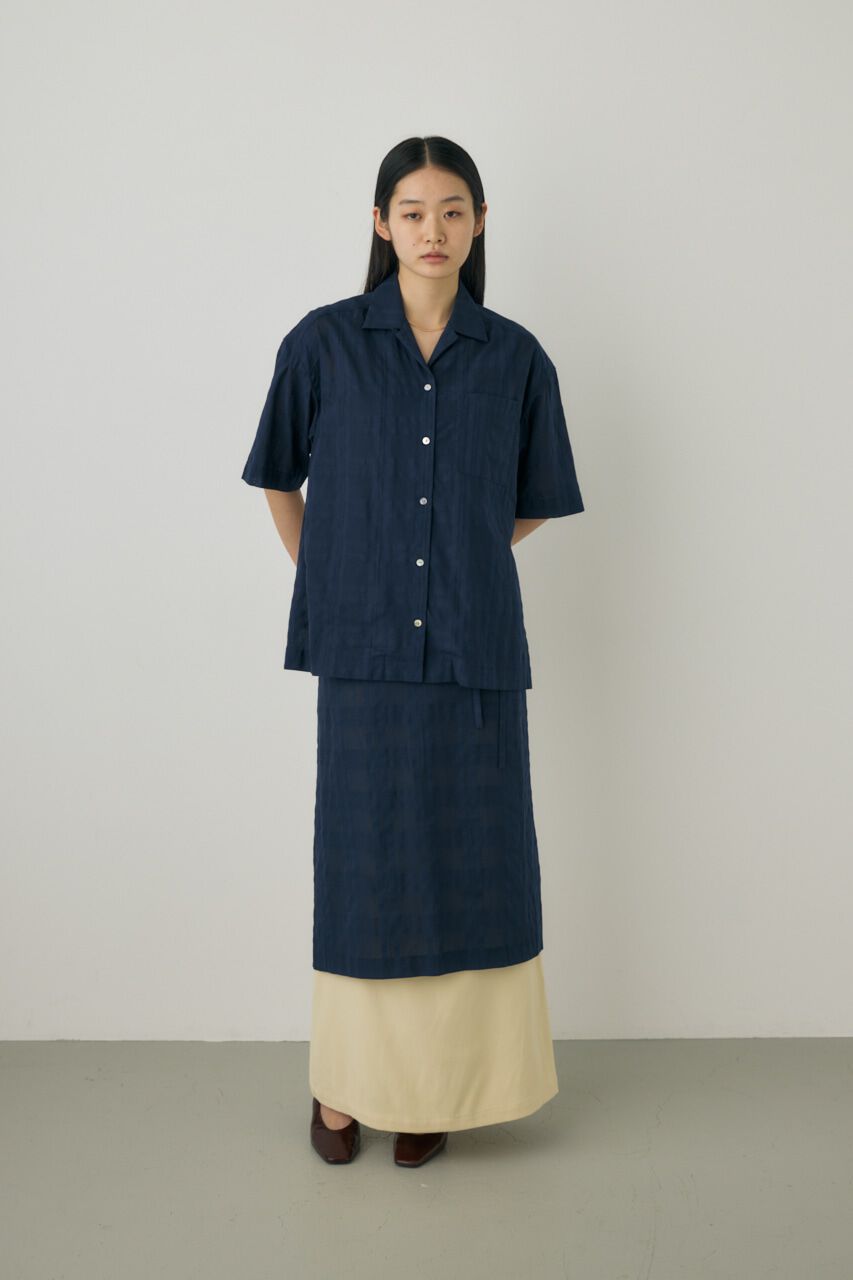 MOUSSY「シアーチェックシャツ オーガニックコットン使用」|シャツ・ブラウス|