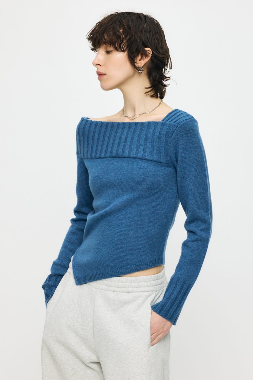 MOUSSY「ASYMMETRY トップス」|ニット・セーター|