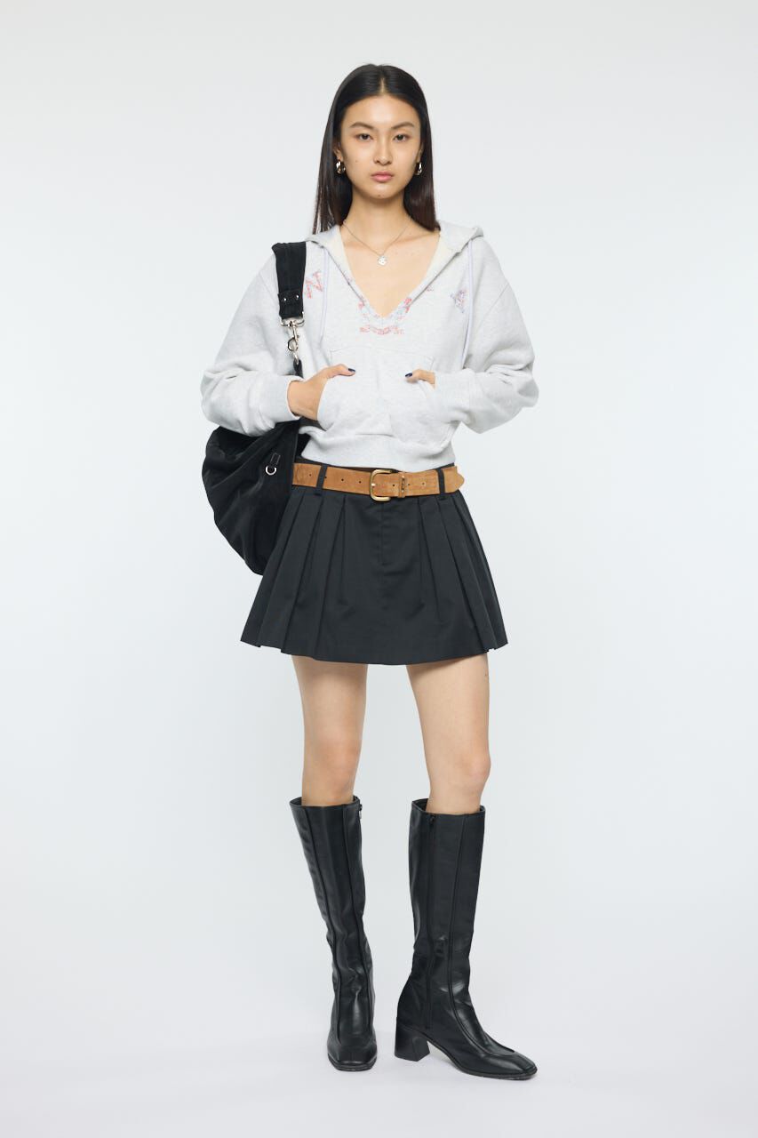 MOUSSY「RUGGED LOGO フーディー」|パーカー|T.GRY