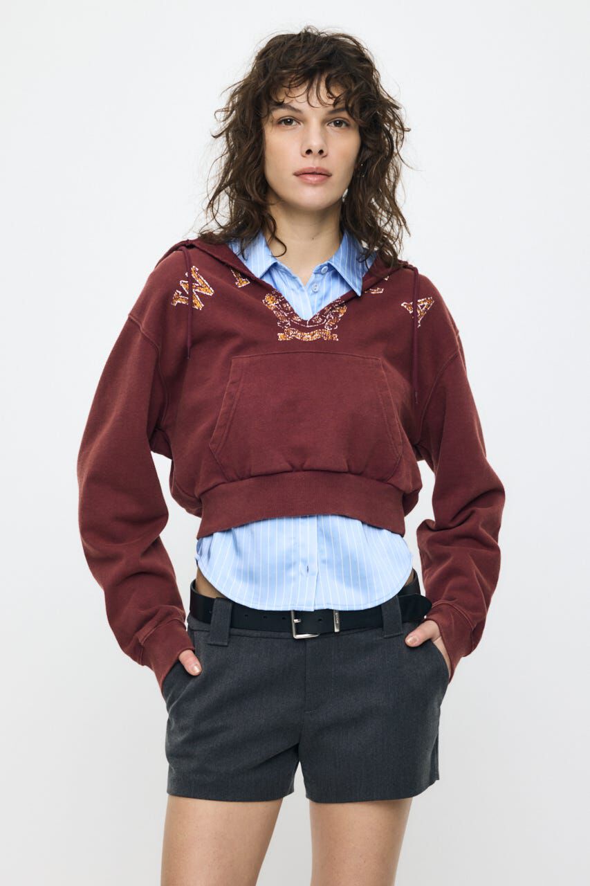 MOUSSY「RUGGED LOGO フーディー」|パーカー|BRD