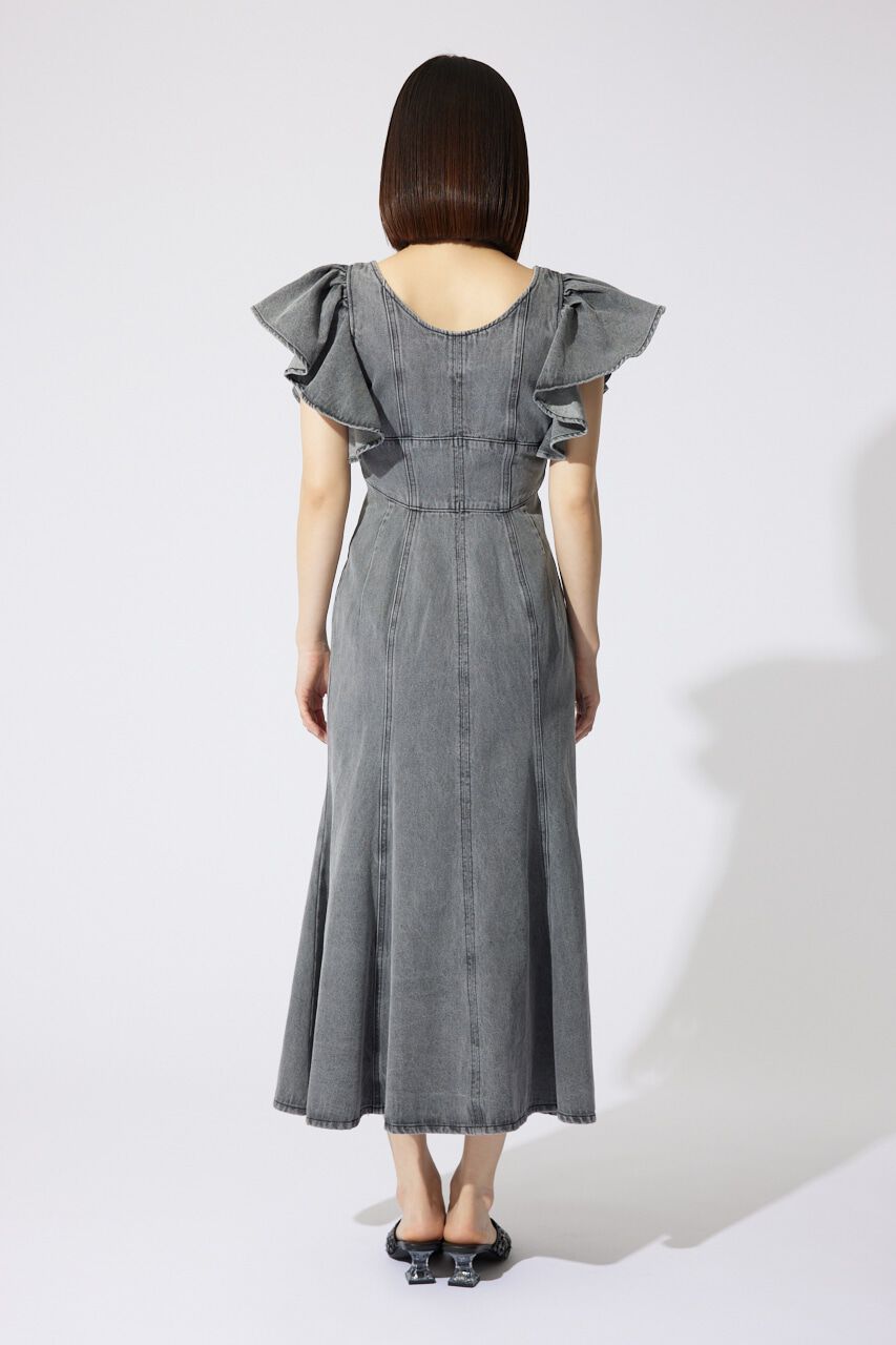 rienda「フリルスリーブマーメイドワンピース」|ワンピース|