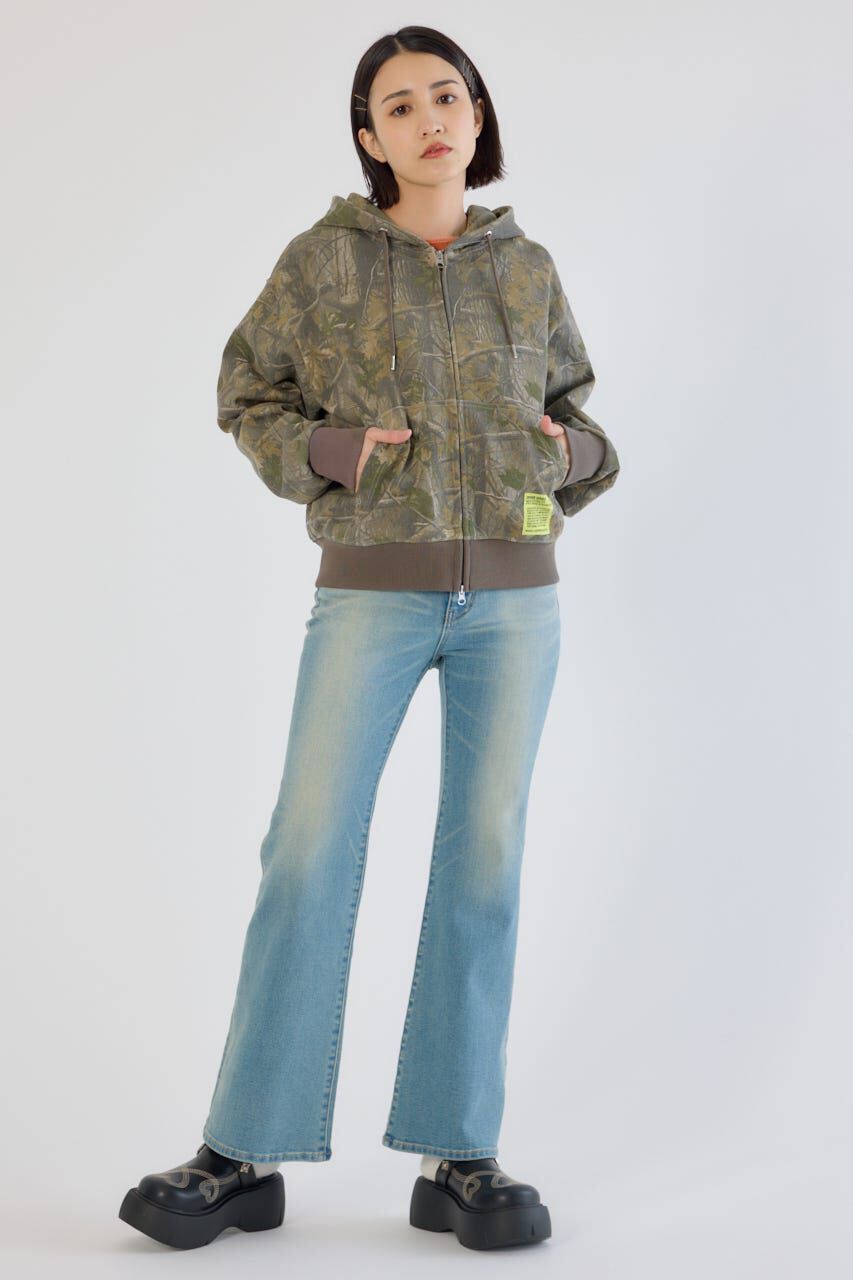 RODEO CROWNS「SHARE PATTERN W ジップパーカー」|パーカー|