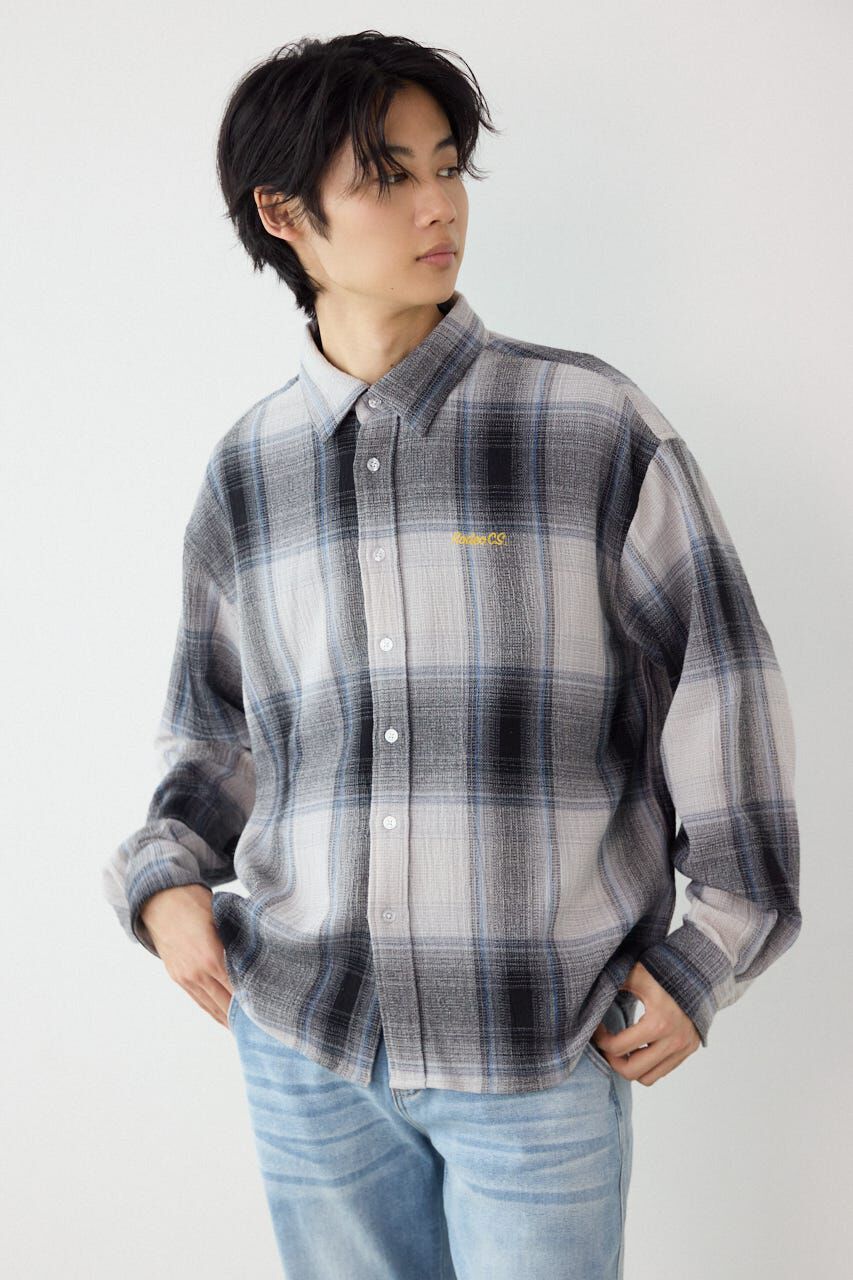 RODEO CROWNS「スカシオンブレーチェックシャツ」|シャツ・ブラウス|