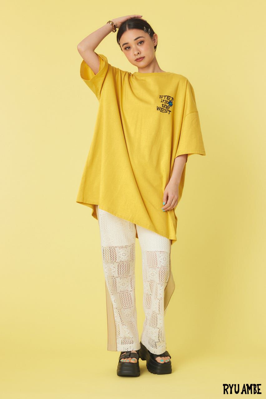 RODEO CROWNS「(Ryu Ambe)SITW Tワンピース」|ワンピース|YEL