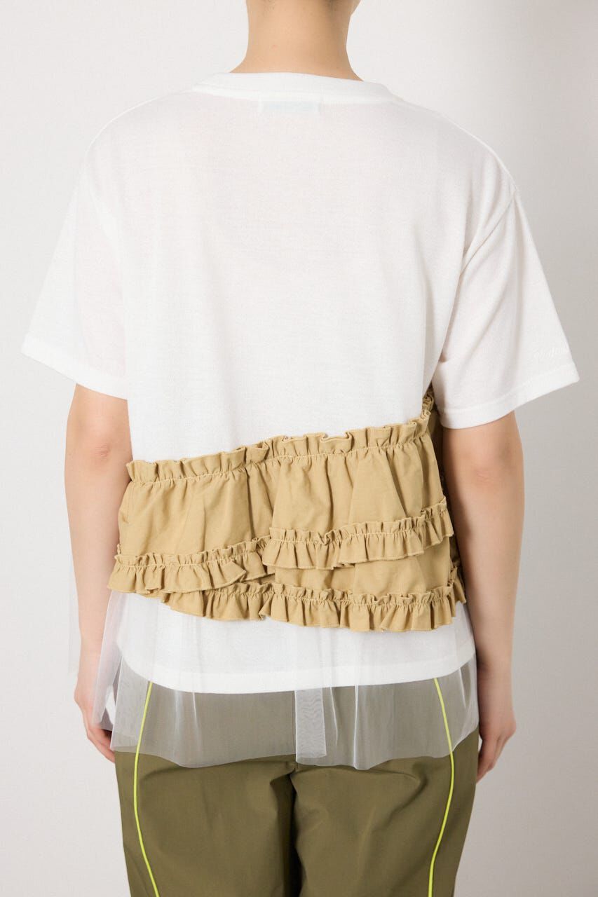 RODEO CROWNS「布帛チュールドッキングトップス」|Tシャツ・カットソー|