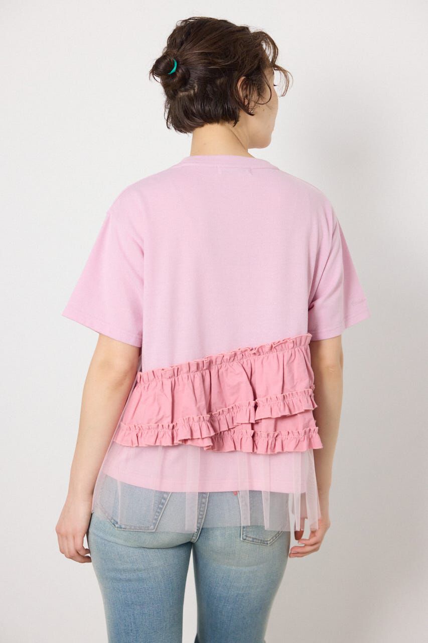 RODEO CROWNS「布帛チュールドッキングトップス」|Tシャツ・カットソー|