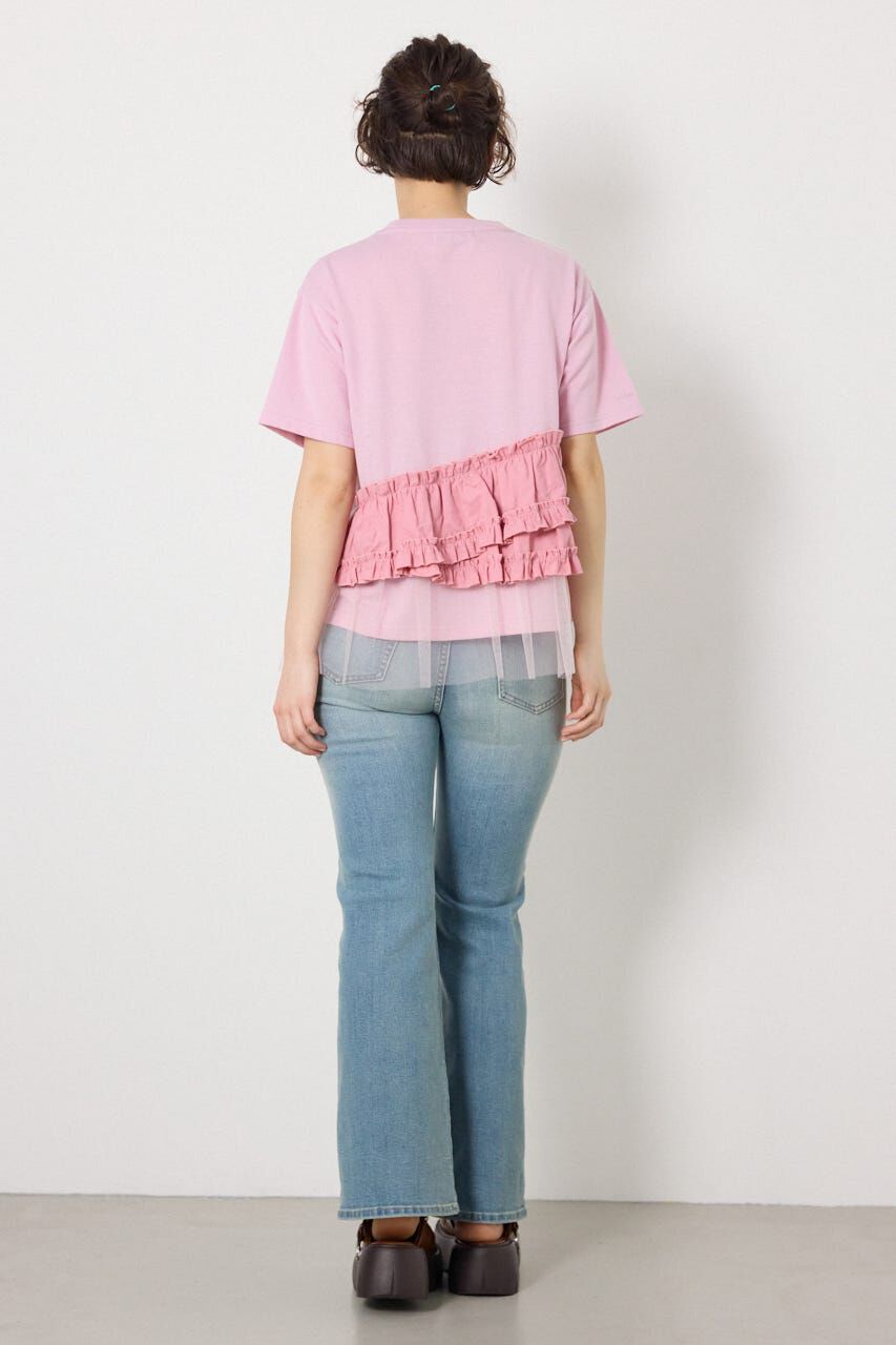 RODEO CROWNS「布帛チュールドッキングトップス」|Tシャツ・カットソー|