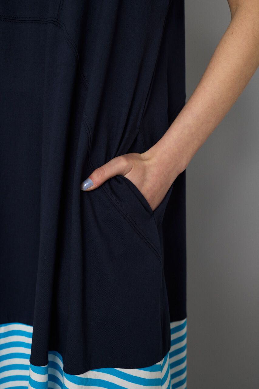 HeRIN.CYE「Border hem one piece」|ワンピース|