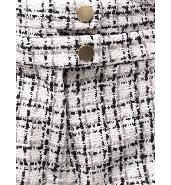 CALNAMUR「クラシカルツイードレイヤードライクミニマルショーツ」|その他|