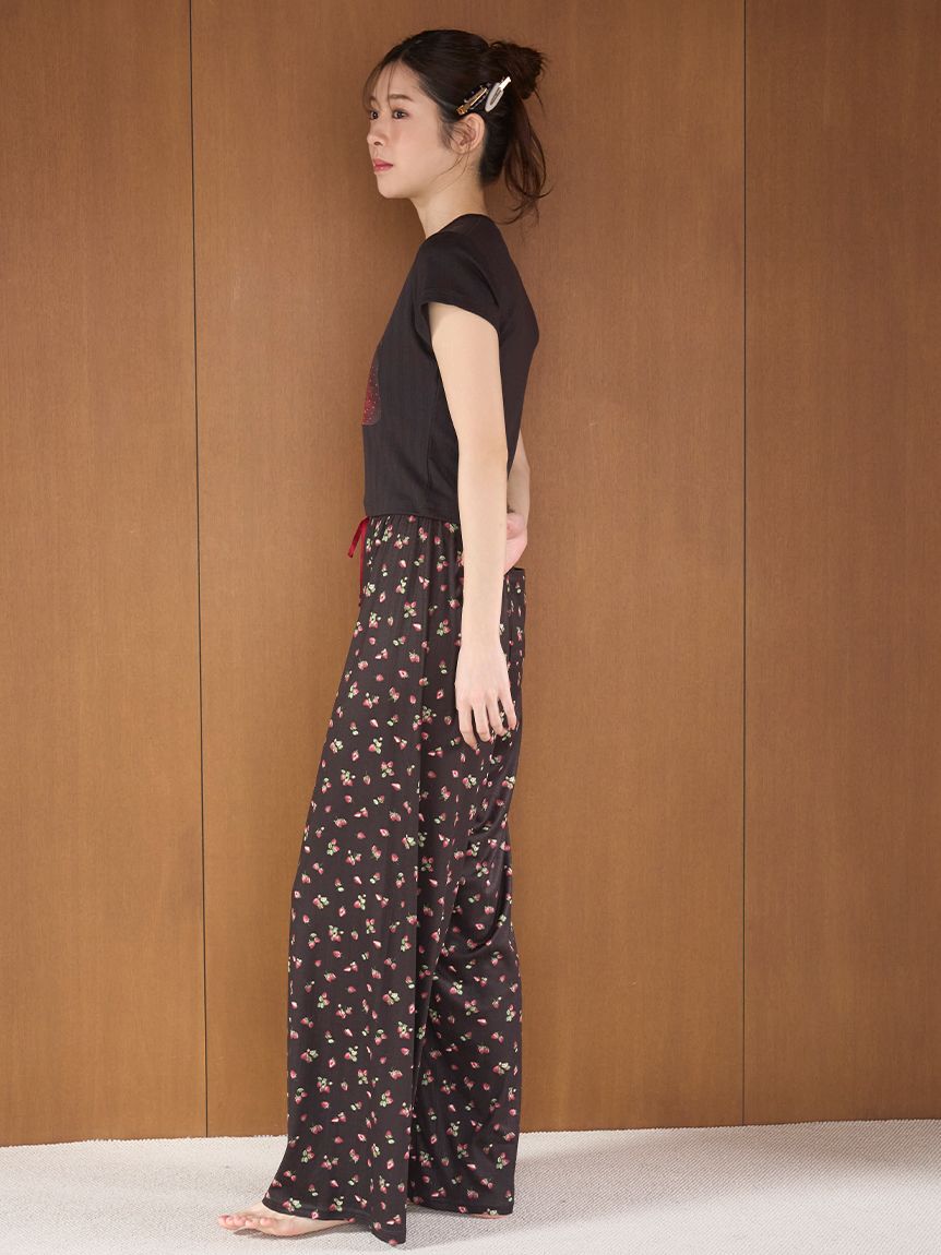 SNIDEL HOME「ストロベリーアイレットロングパンツ」|ルームウェア|