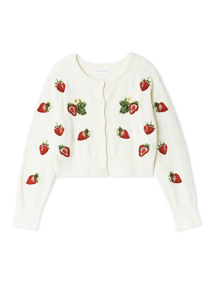 SNIDEL HOME「ストロベリーニットカーディガン」|ルームウェア|