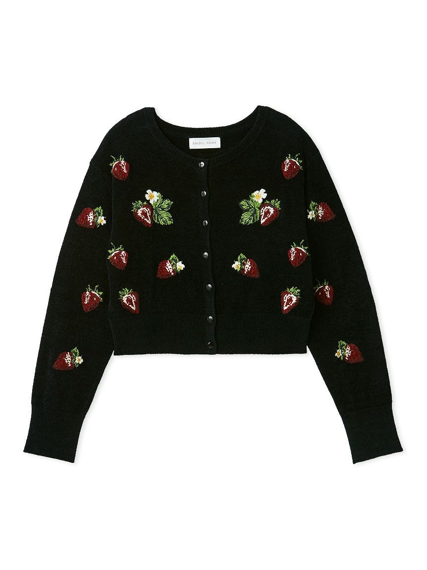 SNIDEL HOME「ストロベリーニットカーディガン」|ルームウェア|
