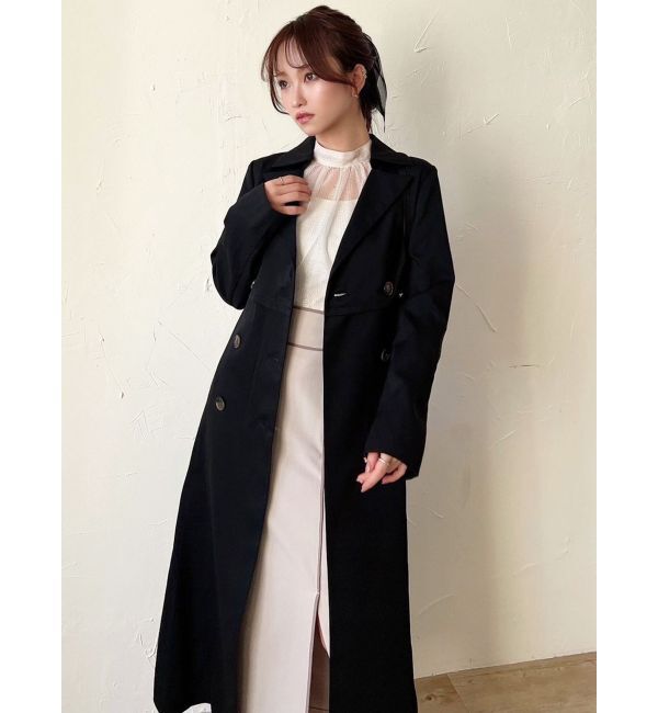 RESEXXY「レイヤードフレアトレンチコート」|トレンチコート|